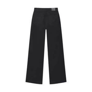 Mint Velvet Black Wide Leg Jeans